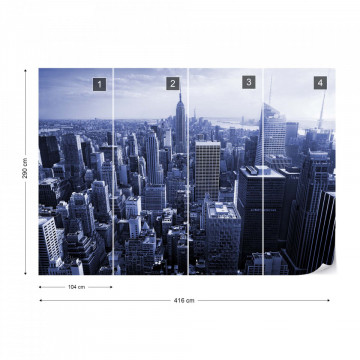 Empire State Building – Vedere de Ansamblu, Albastru - Img 17