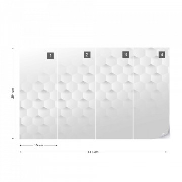Fototapet 3D – Model Hexagonal - Img 16