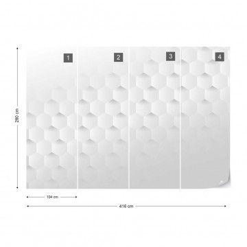 Fototapet 3D – Model Hexagonal - Img 4
