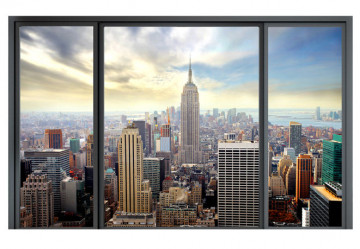 Fototapet - City ​​behind glass - Img 4