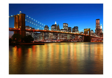 Fototapet - Dusk over the Brooklyn Bridge - Img 2