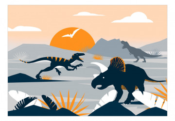 Fototapet - Last Dinosaurs - Third Variant - Img 2
