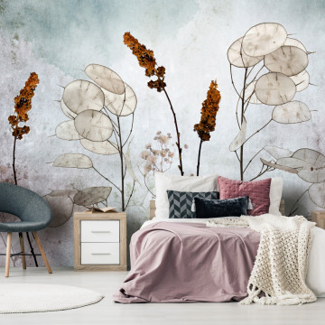 Fototapet - Lunaria in the Meadow - Img 1