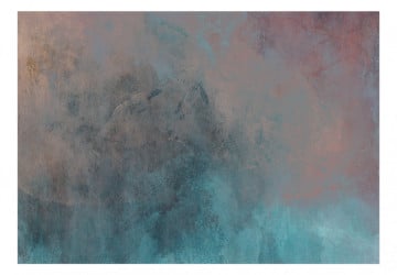 Fototapet - Norii Colorați - Abstract în Albastru, Bej și Roz - Img 2