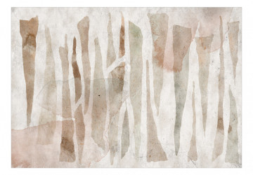 Fototapet - Pădure Fantastică - Ramuri de Copaci Abstracte în Culori Delicate - Img 2