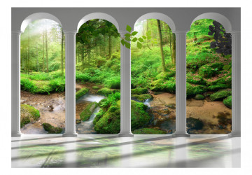 Fototapet - Pillars and Forest - Img 2