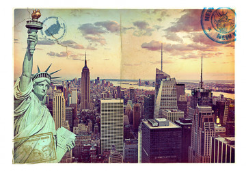 Fototapet - Postcard from New York - Img 2