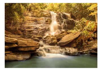 Fototapet - Sunny Waterfall - Img 2