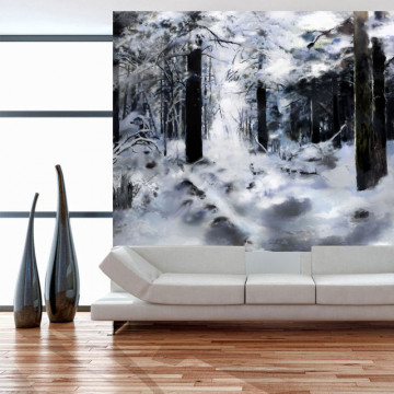 Fototapet - Winter forest - Img 1