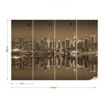New York – Reflexie în Apă, Sepia - Img 4