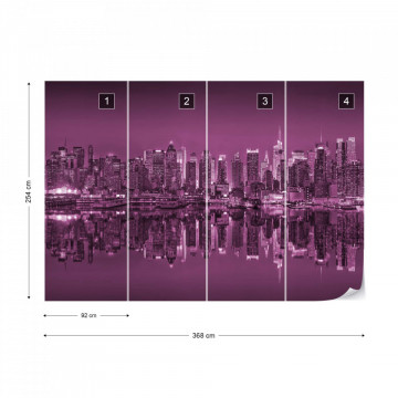 New York – Reflexie în Apă, Violet - Img 12