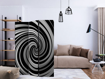 Paravan - Black and white swirl [Room Dividers] - Img 2