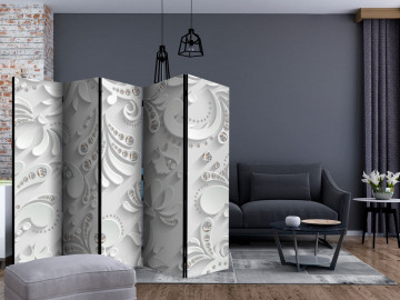 Paravan - Flowers with Crystals II [Room Dividers] - Img 4