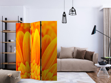 Paravan - Yellow gerbera daisies [Room Dividers] - Img 2