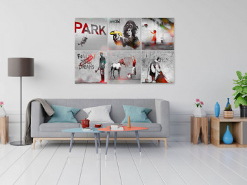 Tablou - Banksy Collage (6 Parts) - Img 2