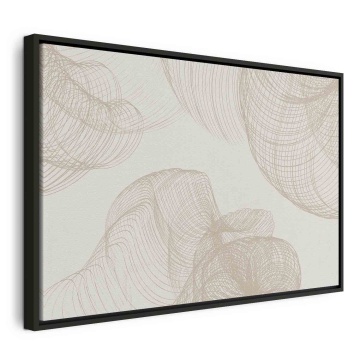 Tablou - Beige shapes on a light background - Img 2