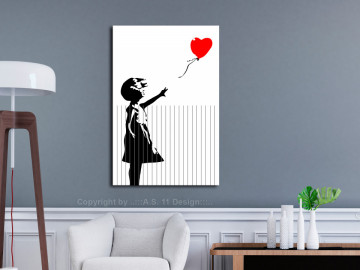 Tablou - Cut Banksy (1 Part) Vertical - Img 2