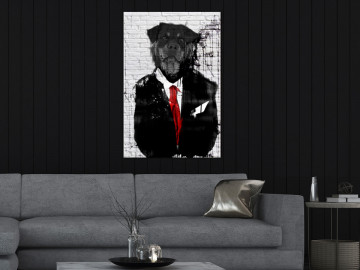 Tablou - Elegant Rottweiler (1 Part) Vertical - Img 1