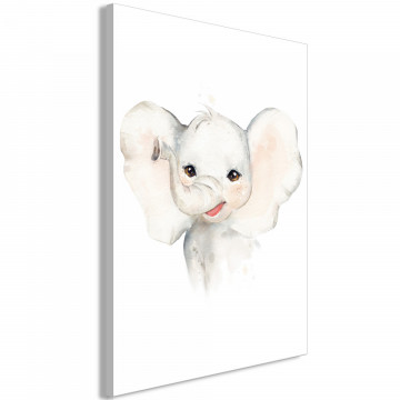Tablou - Happy Elephant (1 Part) Vertical - Img 2