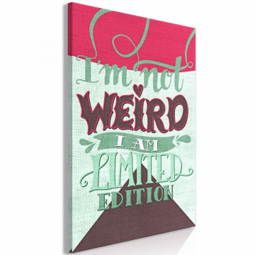 Tablou - I'm Not Weird (1 Part) Vertical - Img 1
