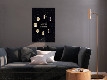 Tablou - Lunar Cycle (1 Part) Vertical - Img 1