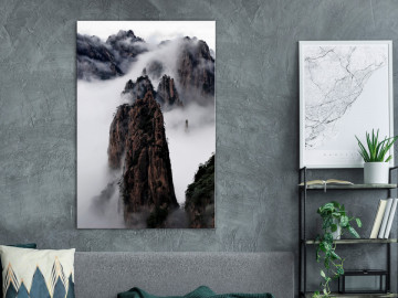 Tablou - Rocks in the Clouds (1 Part) Vertical - Img 1