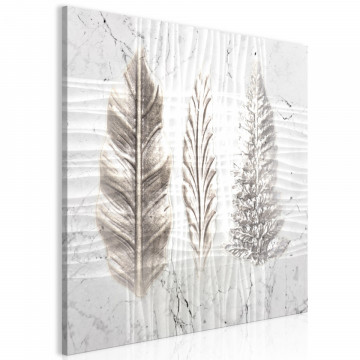 Tablou - Three Leaves (1 Part) Square - Img 2