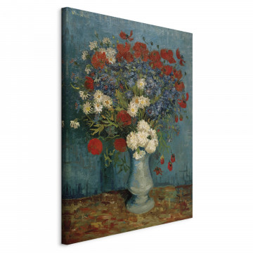 Tablou - Vase With Cornflowers and Poppies - Img 1