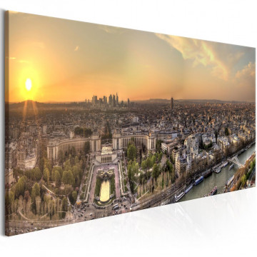 Tablou - View from Eiffel Tower (1 Part) Narrow - Img 1