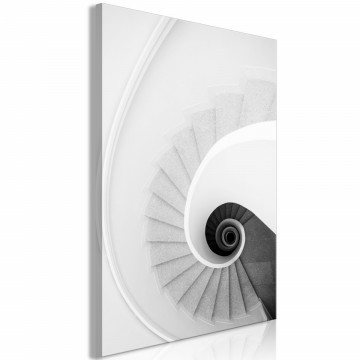 Tablou - White Stairs (1 Part) Vertical - Img 1