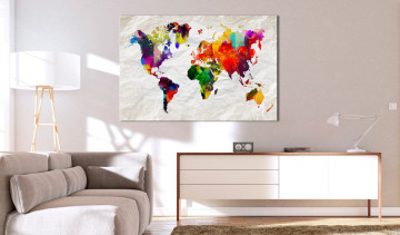 Tablou - World Map: Rainbow Madness - Img 4