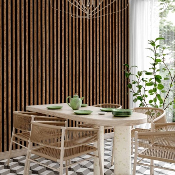 Tapet - Dark Oak Slats - Img 7