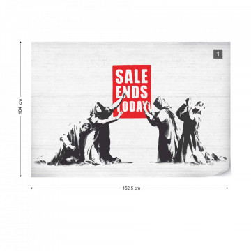 Banksy Graffiti Photo Wallpaper Wall Mural - Img 10