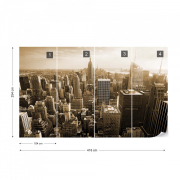 Empire State Building – Vedere de Ansamblu, Sepia - Img 16