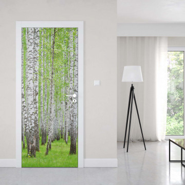 Forest Birch Trees Woods Photo Wallpaper Wall Mural - Img 20