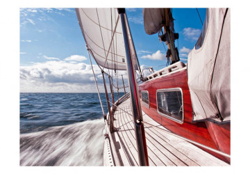 Fototapet - A boat far from the shore - Img 2