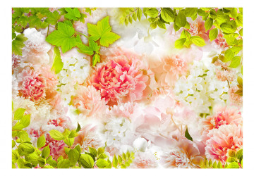 Fototapet - Bright peonies - Img 2