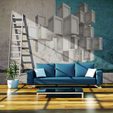 Fototapet - Concrete blocks - Img 1