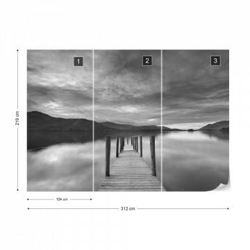 Fototapet - Drumul către Liniște – Alb-Negru - Img 15
