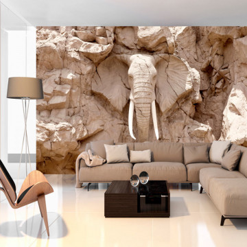 Fototapet - Elephant Carving (South Africa) - Img 1