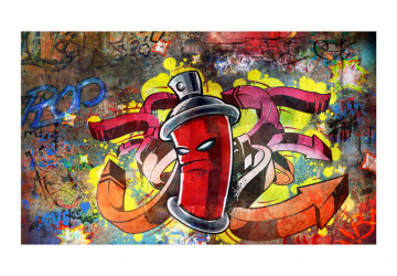Fototapet - Graffiti monster - Img 4