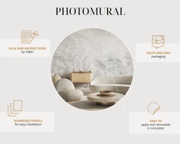 Fototapet - Luxurious Gray Gold Marble Texture - Img 9