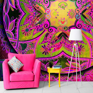 Fototapet - Mandala: Pink Expression - Img 1