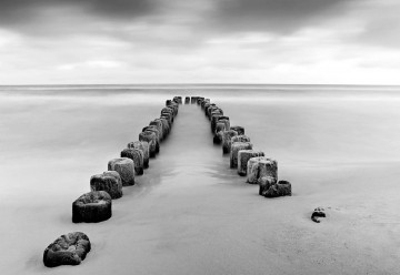 Fototapet - Mare de Liniște – Alb-Negru - Img 7