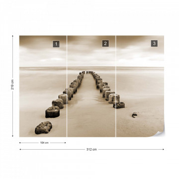 Fototapet - Mare de Liniște – Sepia - Img 15