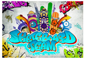 Fototapet - Skateboard team - Img 2