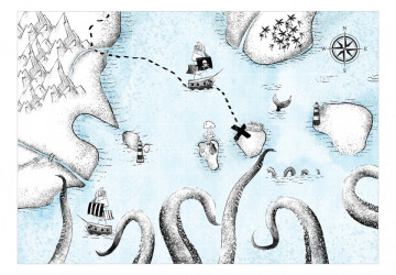 Fototapet - Treasure Map - Img 2