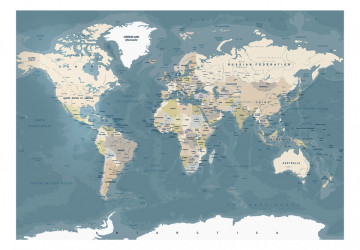 Fototapet - Vintage World Map - Img 2