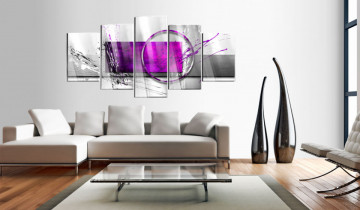 Imagine pe sticlă acrilică - Purple Expression [Glass] - Img 2