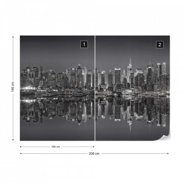 New York – Reflexie în Apă, Alb-Negru - Img 14